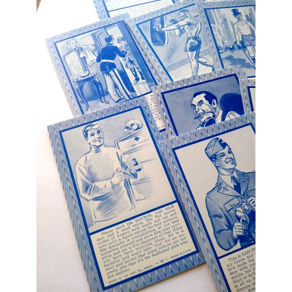 32 Blind Date For Women Horoscope Fortune Teller Penny Arcade Cards Exhibit 1941 - Picture 3 of 7